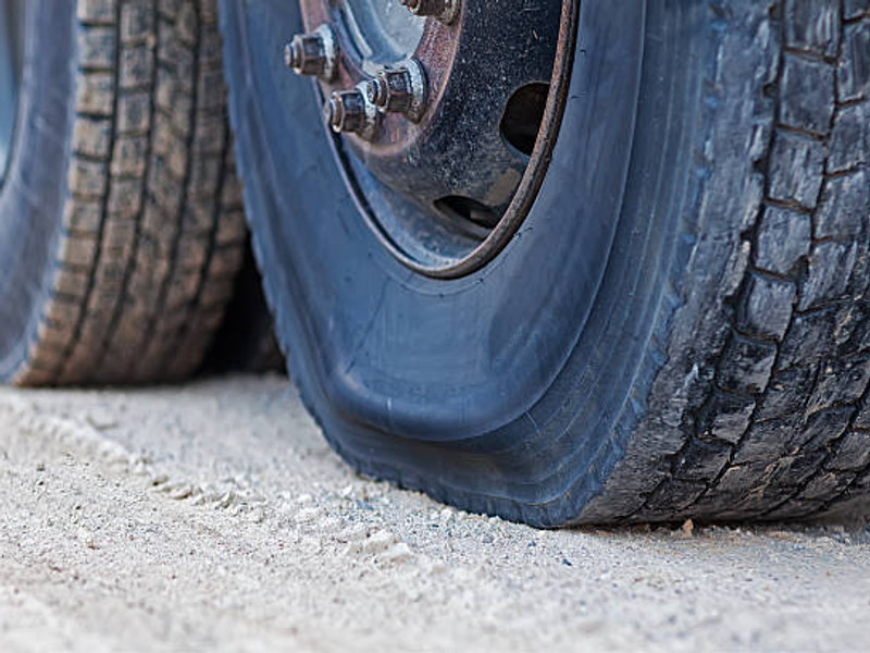 Truck tire repair